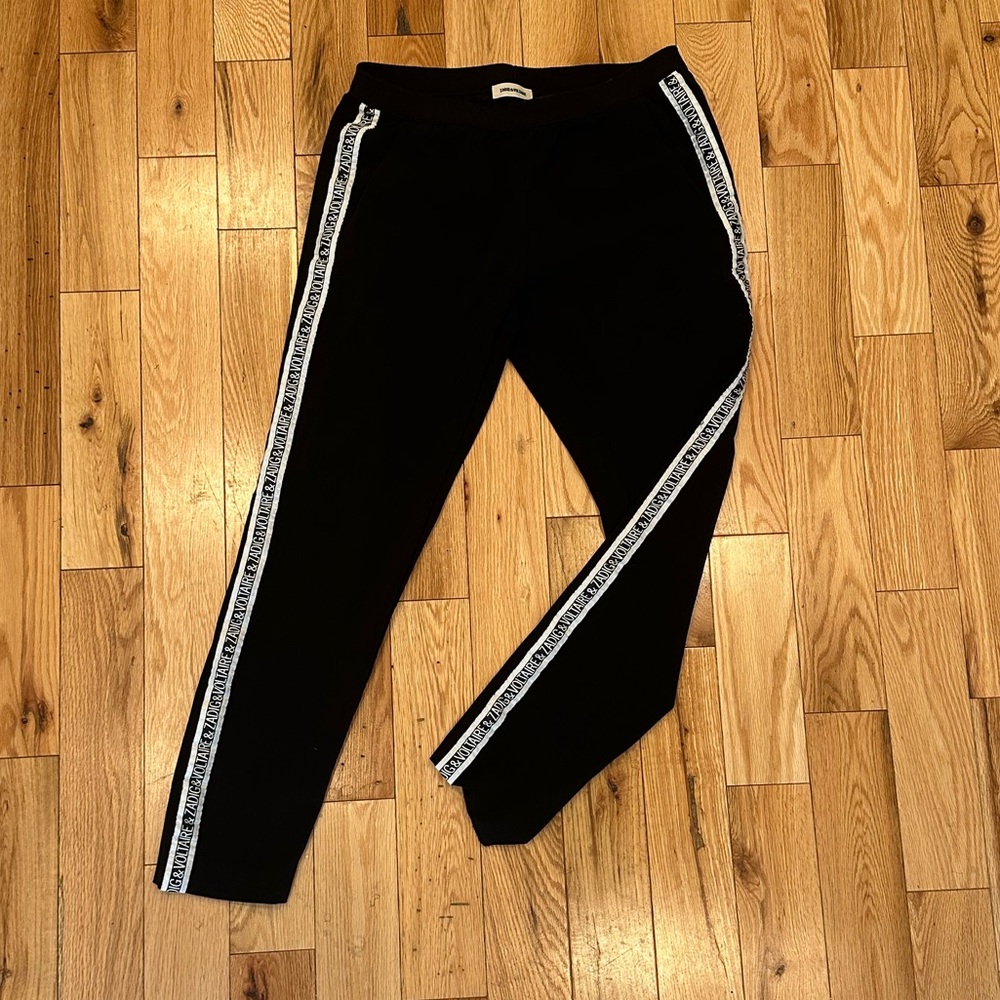 Zadig & Voltaire “Paula Band” tailored black pants